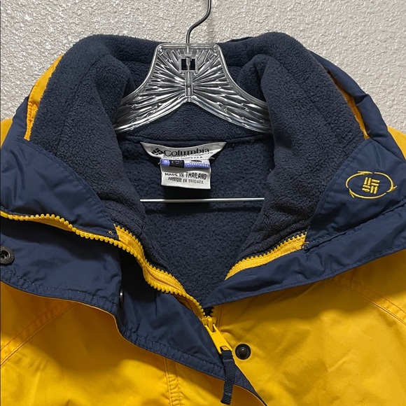 Columbia Interchange Core Winter Jacket in yellow and blue. - Picture 6 of 15